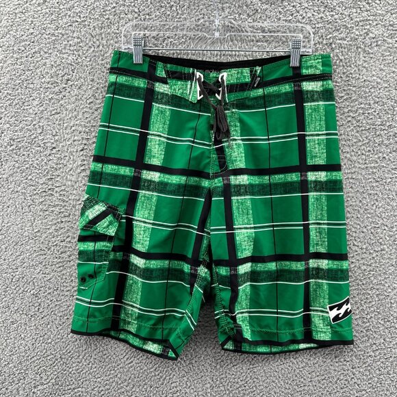 Billabong Board Shorts Swim Trunks Mens 31 Platinum Stretch Recycler Hydro Stret - Picture 1 of 11